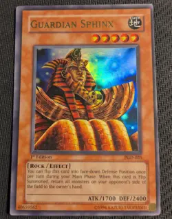 Yugioh Guardian Sphinx PGD-025 1st Edition Ultra Rare NM/M! - Image 1