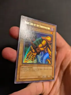 Yugioh Right Arm of the Forbidden One LOB-122 1st Edition Ultra Rare VLP! - Image 4