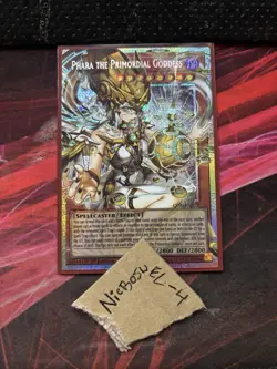 Yugioh Phara Goddess of the Beginning CORI-EN022 Full Art Starlight Rare NM - Image 1