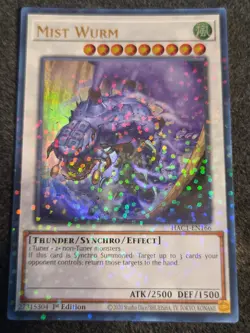 Mist Wurm Duel Terminal Ultra Rare HAC1-EN166 NM 1st Ed Yu-Gi-Oh! - Image 1