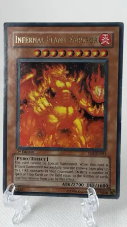 Yu-Gi-Oh! TCG Infernal Flame Emperor Structure Deck SD3-EN001 1st Edition Ultra - Image 2