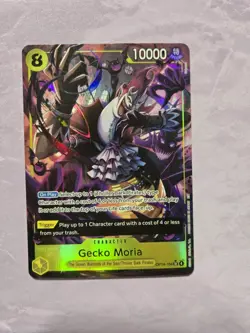 One Piece Gecko Moria Alt Art Super Rare SR - The Azure Sea’s OP14-104 ENGLISH - Image 1