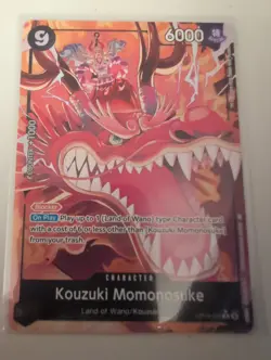 One Piece Kouzuki Momonosuke (Alternate Art) OP16-085 The Time of Battle Foil - Image 1
