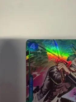 Bandai One Piece Roronoa Zoro OP13-037 OP-13 Treasure Rare Holo Alt Art - Image 2