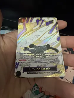 Ground Death (AA ) OP14-096 Azure Sea's Seven Foil One Piece English - Alt Art - Image 3
