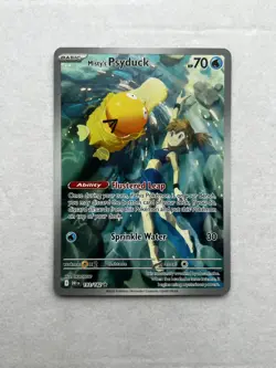 Misty's Psyduck 193/182 Illustration Rare Destined Rivals Pokemon NM - Image 1