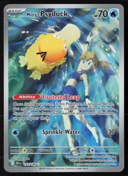 Misty's Psyduck - 193/182 - Illustration Rare - Destined Rivals - Pokemon - NM/M - Image 1