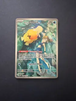 Misty's Psyduck 193/182 Illustration Rare Destined Rivals Pokemon NM - Image 1