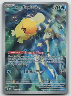 Pokemon - Misty's Psyduck 193/182 Illustration Rare - Destined Rivals - NM - Image 1