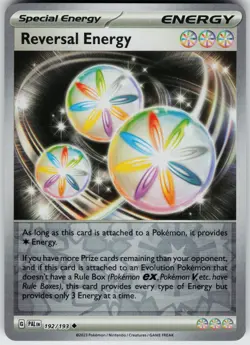 Pokemon Reversal Energy 192/193 SV02: Paldea Evolved NM Reverse Holo card - Image 1