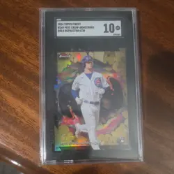 PETE CROW-ARMSTRONG 2024 TOPPS FINEST GOLD REFRACTOR #6/20 RC SGC 10!! CUBS STAR - Image 1
