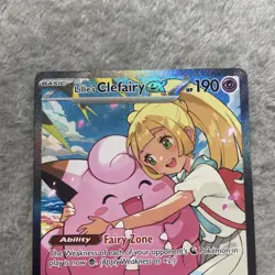 Lillie's Clefairy ex :Ascended Heroes 280/217 English Holo SIR Full Art - Image 2