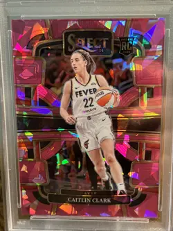 2024 Caitlin Clark Select #72 Pink Ice PSA 10 RC Indiana Fever - Image 4