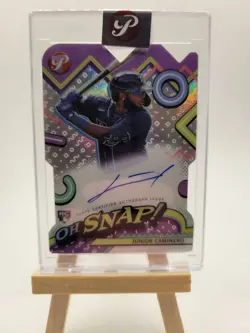 2024 Topps Pristine Oh Snap! Refractor Junior Caminero RC Rookie AUTO - Image 1