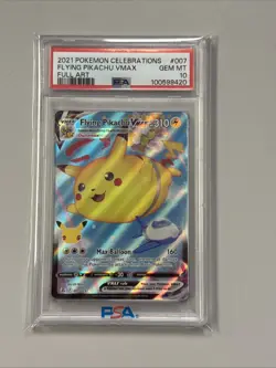 Pokemon Celebrations Flying Pikachu Vmax Full Art 007/025 Psa 10 - Image 1