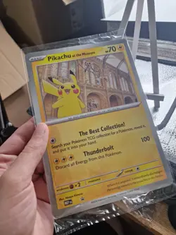 Pikachu at the Museum Jumbo Card Brand New And Sealed - Image 2