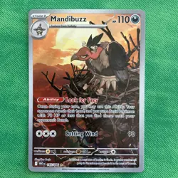 Mandibuzz 145/086 SV: White Flare Illustration Rare Pokemon Card - Image 1
