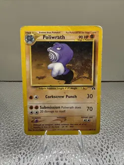 Pokemon Neo Discovery 28/75 Poliwrath Card - Image 1