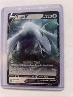 Pokemon Lugia v TCG Silver Tempest Holo Ultra Rare Card 138/195 - Image 1