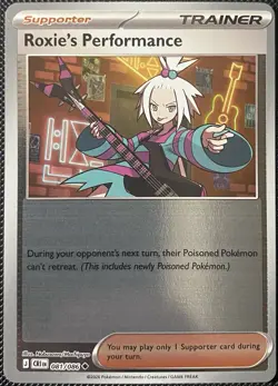 Roxie's Performance 081/086 Me04: Chaos Rising Reverse Holo - Pokemon Card - Image 1