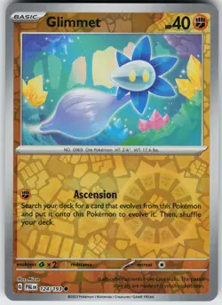 Pokemon Glimmet - 124/193 SV02: Paldea Evolved NM Reverse Holo card - Image 1