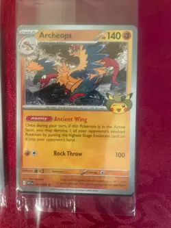 Lot Of 2 Pokemon Fossil Exhibit Archeops Cards Field Museum Chicago SEALED Promo - Image 4