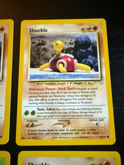 Pokemon Shuckle Card Lot Neo Revelation Neo Genesis WOTC Vintage x4 - Image 4
