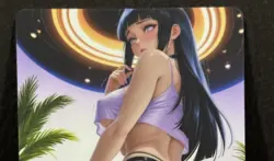 CUSTOM GODDESS STORY HINATA NARUTO CARD UNCENSORED - Image 1