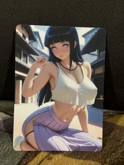 CUSTOM GODDESS STORY HINATA NARUTO CARD UNCENSORED - Image 1