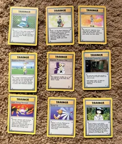 All Rare Pokemon TRAINER Cards Vintage Base Set Team Rocket Lot TCG WOTC - Image 1