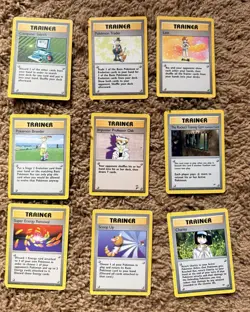 All Rare Pokemon TRAINER Cards Vintage Base Set Team Rocket Lot TCG WOTC - Image 2