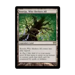 WOTC MtG Champions of Kamigawa Boseiju, Who Shelters All (R) NM - Image 1