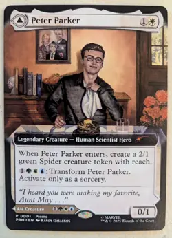Peter Parker Amazing Spider-man MTG Disney Exclusive Event Promo Card NM - Image 2