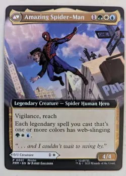 Peter Parker Amazing Spider-man MTG Disney Exclusive Event Promo Card NM - Image 3