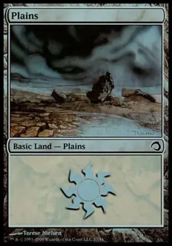Plains -Foil Medium Play MTG Premium Deck Series: Slivers - Image 1