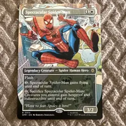 MTG Spectacular Spider-Man - Borderless, NM-Mint, English Marvel's Spider-Man - Image 1
