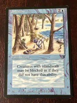 Undertow MTG X1 Legends Ex+ Condition See Front/back Pics - Image 1