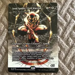 MTG Iron Spider, Civil Warrior Borderless - Image 1
