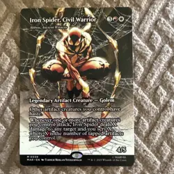 MTG Iron Spider, Civil Warrior Borderless - Image 2