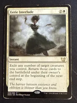 1x Eerie Interlude (008) Duel Decks: Blessed vs. Cursed Damaged MTG Magic x1 MKE - Image 1