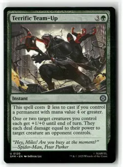 Terrific Team Up MTG Magic NM Spider-Man - Image 1