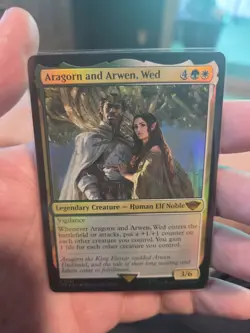 Aragorn and Arwen, Wed the Lord of the Rings Foil NM MTG - Image 1