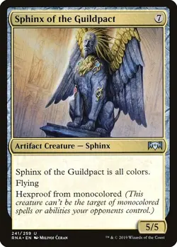 Sphinx of the Guildpact 2x FOIL RNA MTG Ravnica Allegiance Uncommon MINT artifac - Image 1