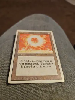 1994 MTG Magic The Gathering Sol Ring Revised Edition Artifact NM Unplayed - Image 3