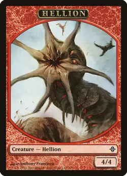 4x Hellion Token - NM - Rise of the Eldrazi - SPARROW MAGIC mtg - Image 1