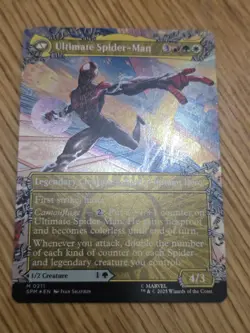 FOIL Miles Morales Mythic Rare 0211 Ultimate Spider-Man MTG Magic NM/Mint - Image 2