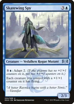 Skatewing Spy 2x FOIL RNA MTG Ravnica Allegiance Uncommon MINT blue - Image 1