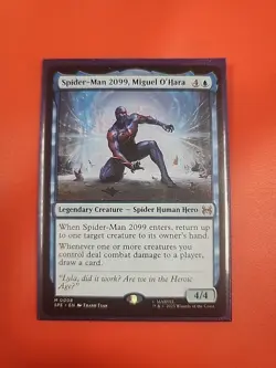 Spider-Man 2099, Miguel O'Hara - Marvel's Spiderman: Legal-Eternal MTG SDCC 2025 - Image 1