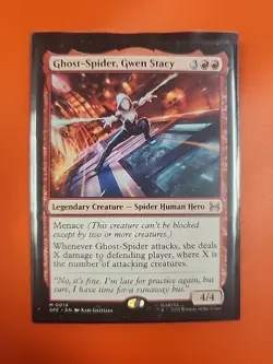 Ghost-Spider, Gwen Stacy - Marvel's Spiderman: Legal-Eternal MTG SDCC 2025 - Image 1