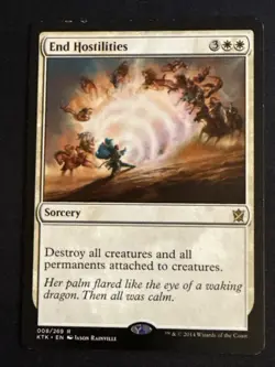1x End Hostilities (08) Khans of Tarkir MP MTG Magic the Gathering x1 MKE - Image 1